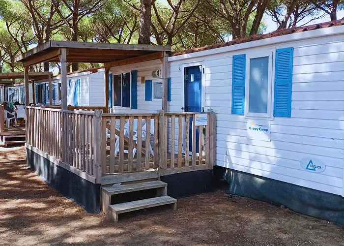 营地 Happy Camp Mobile Homes In S'ena Arrubia Village 阿尔博里亚